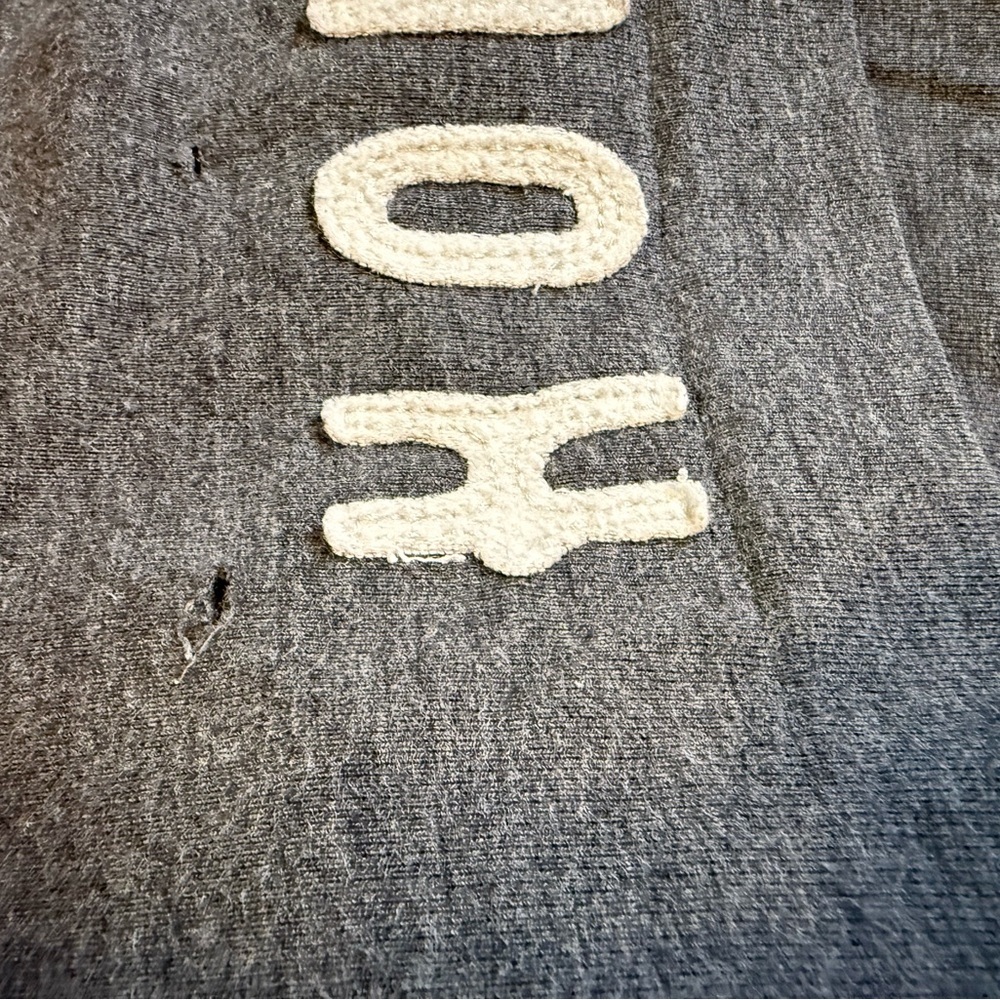 Vintage Hollister Heather grey Lounge Pants fold over yoga capris - Picture 6 of 8